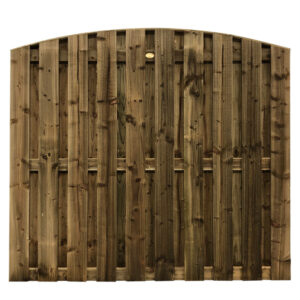 Double Sided Hit & Miss Arched Panel