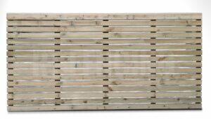 Contemporary Slatted Fence Panel